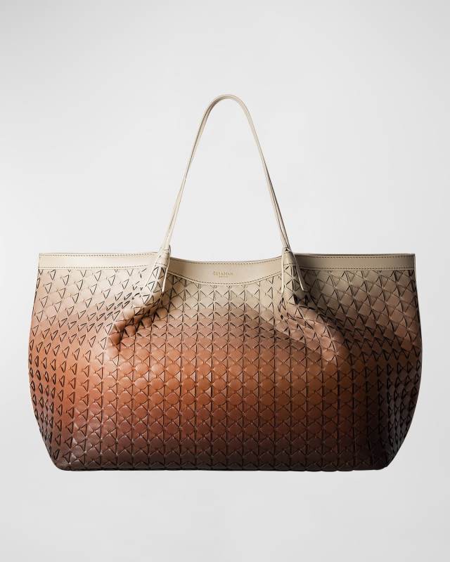 Secret Mosaic Leather Tote Bag